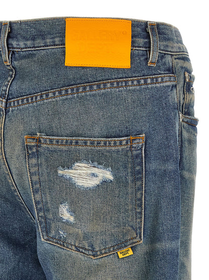 GALLERY DEPT. Blue Cotton Flared Jeans