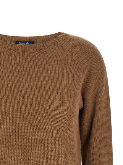 'S Max Mara Brown Wool Cardigan