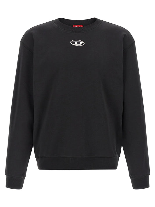 Diesel Black Cotton Sweatshirt