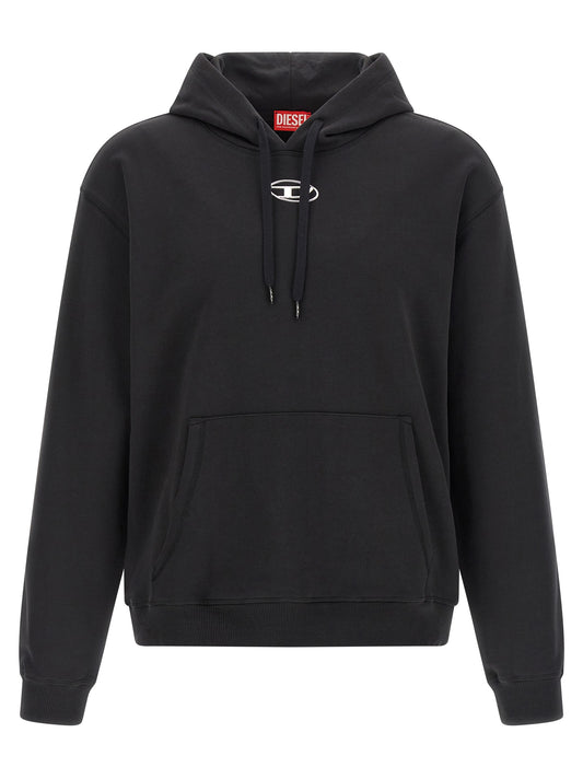 Diesel Black Cotton Sweatshirt