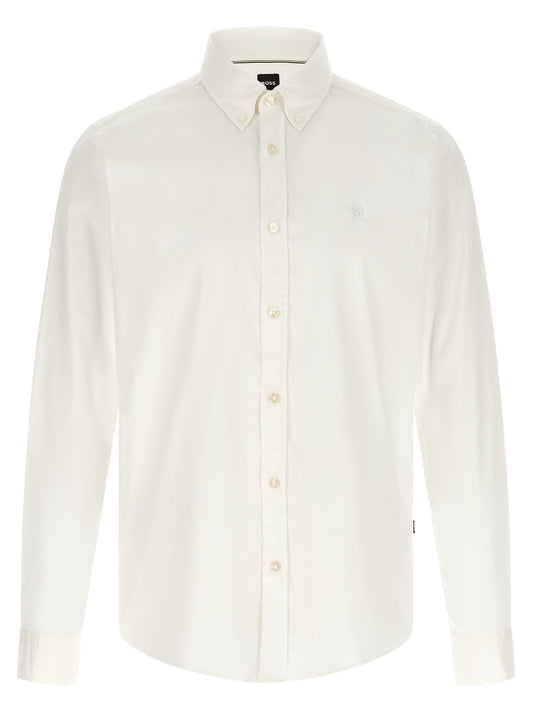 Hugo Boss White Cotton Blouse