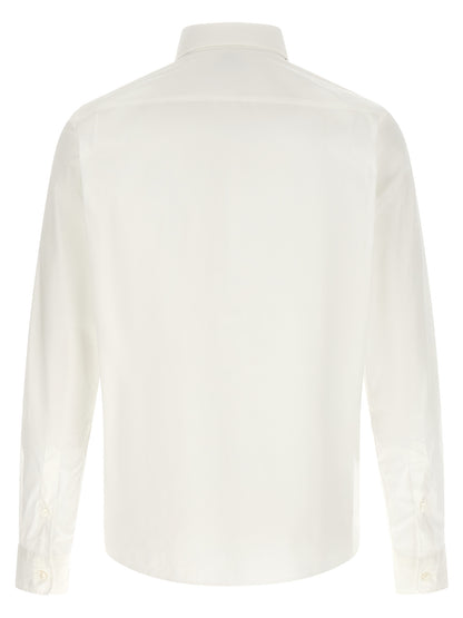 Hugo Boss White Cotton Blouse