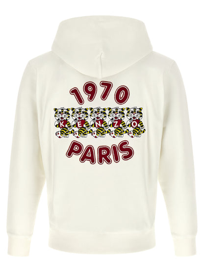 Kenzo White Cotton Sweatshirt
