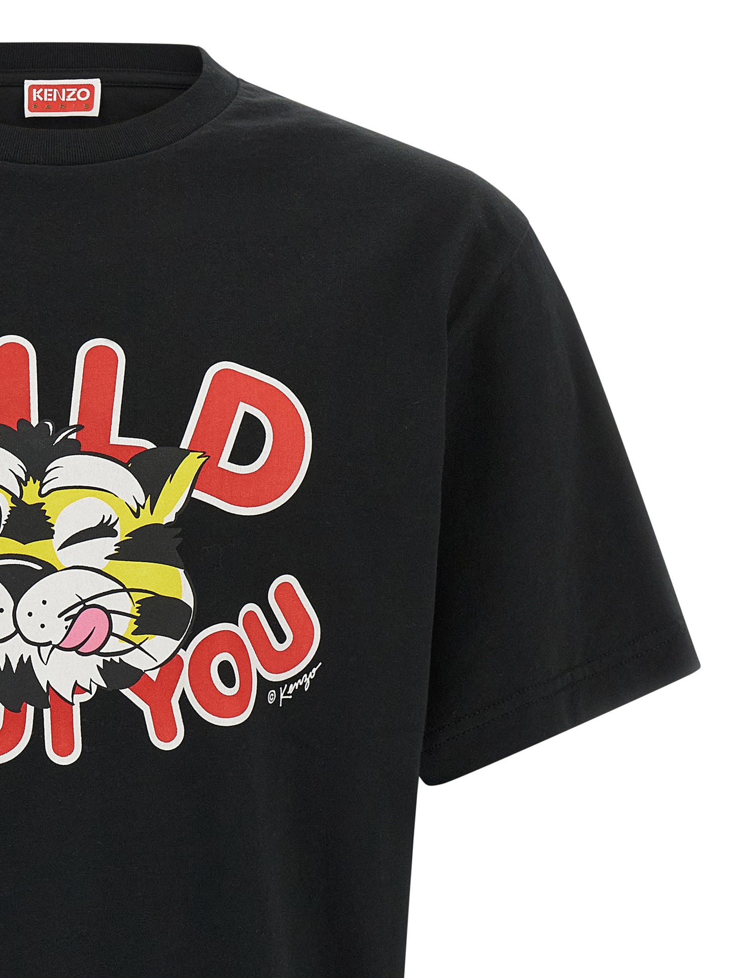 Kenzo Black Cotton T-Shirt