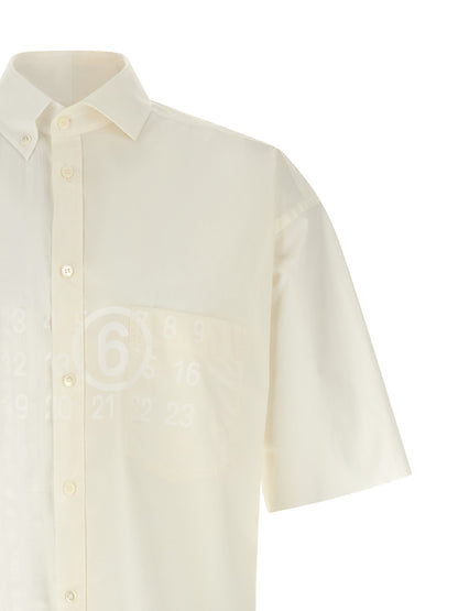 MM6 Maison Margiela White Cotton Blouse