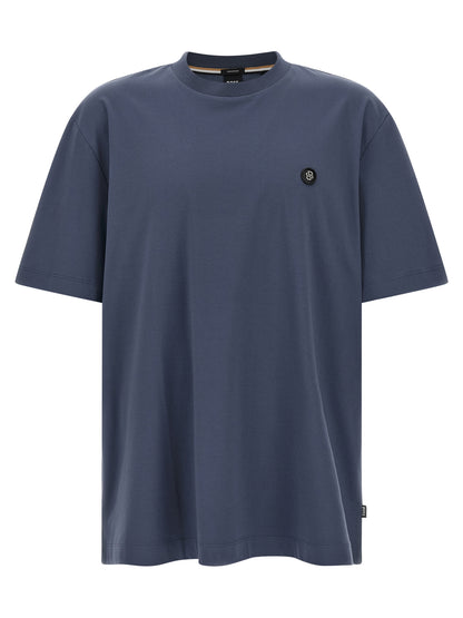 Hugo Boss Blue Cotton T-Shirt