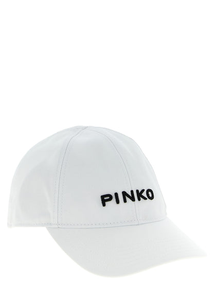 PINKO White Cotton Cap (Baseball Hat)