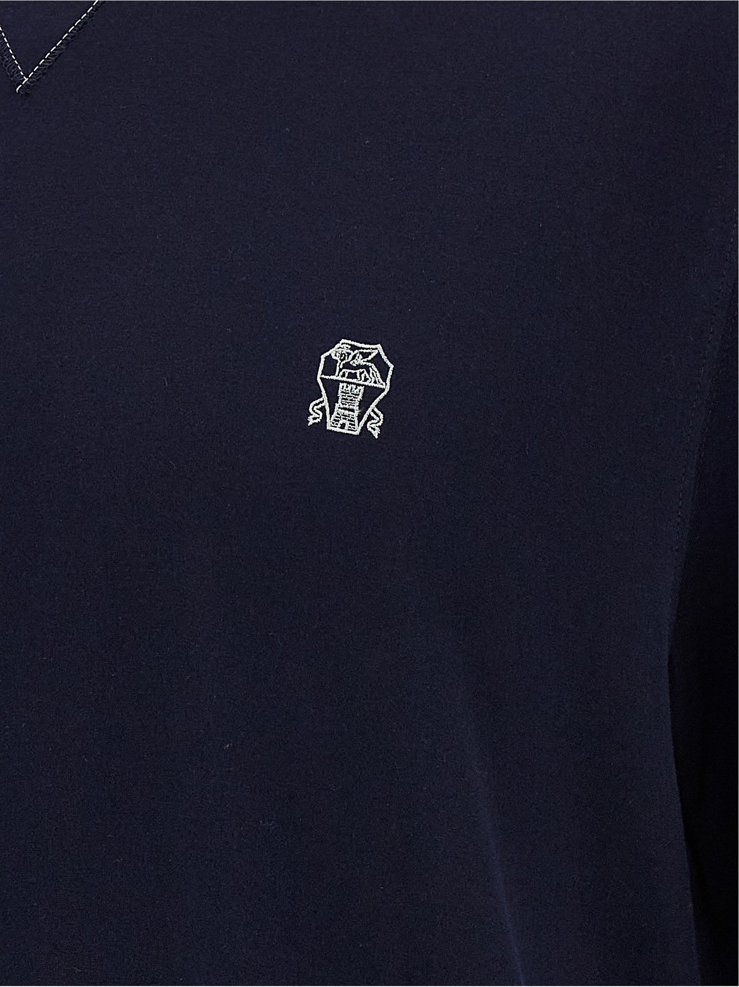T-Shirt by Brunello Cucinelli for men in cotton blue & signature features an on trend silhouette, perfectly showcasing a on trend and for an elevated aesthetic.