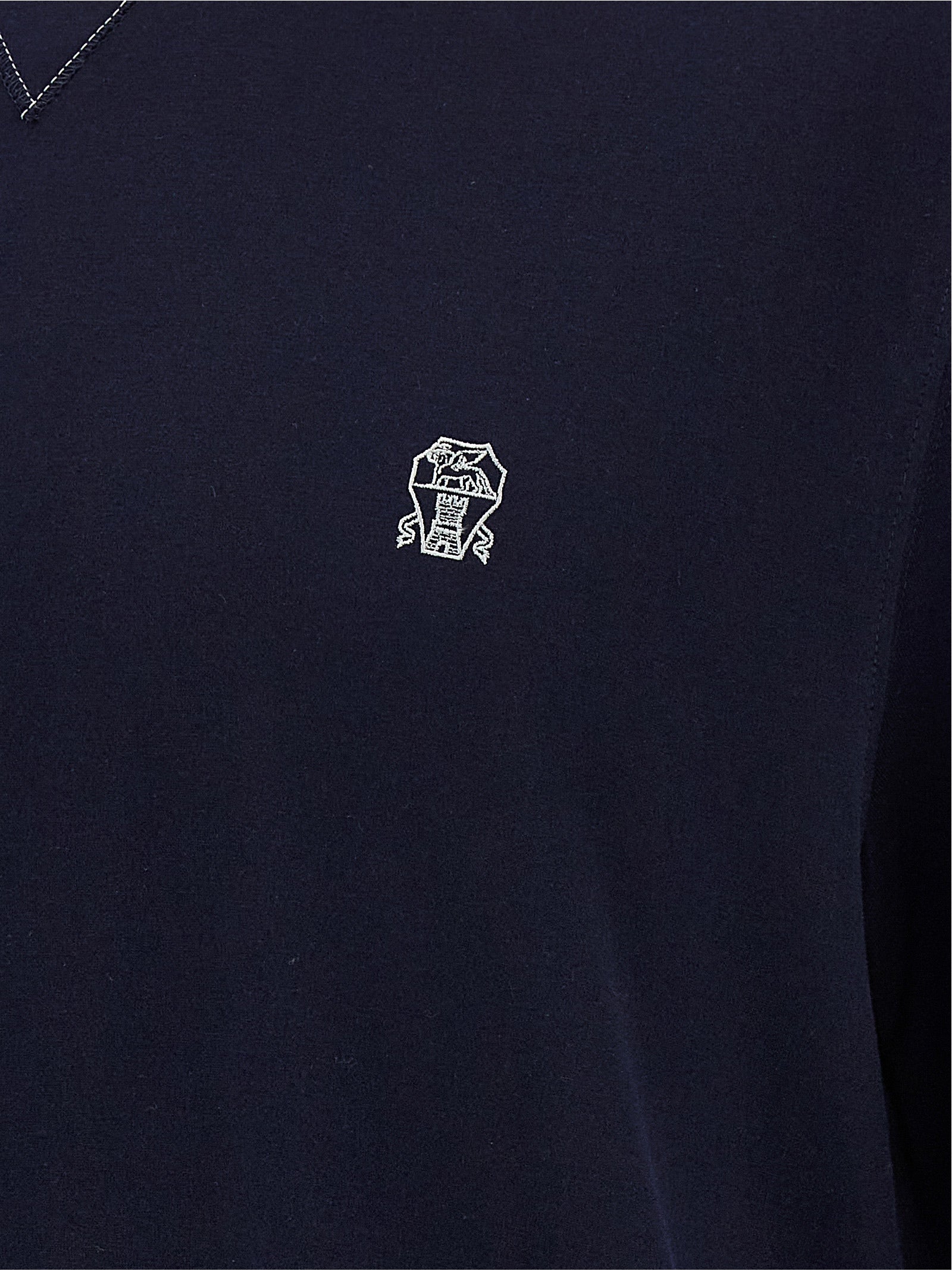 T-Shirt by Brunello Cucinelli for men in cotton blue & signature features an on trend silhouette, perfectly showcasing a on trend and for an elevated aesthetic.