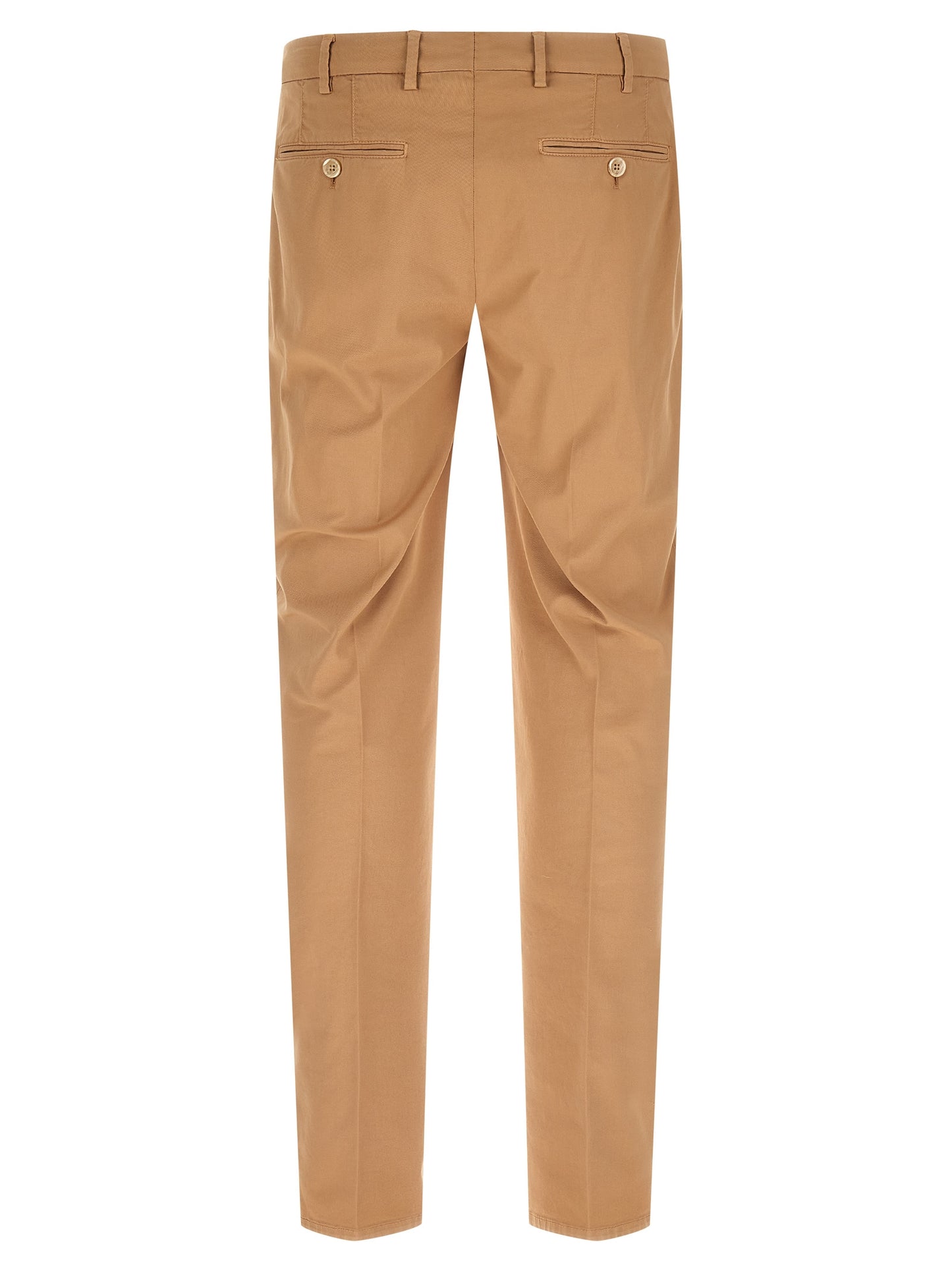 Brunello Cucinelli Beige Cotton Casual Pants