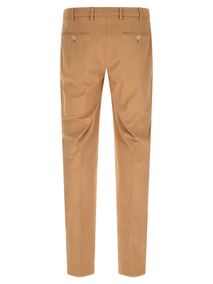 Brunello Cucinelli Beige Cotton Casual Pants