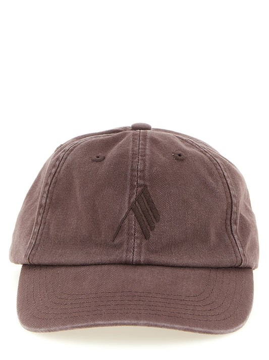 The Attico Brown Cotton Cap (Baseball Hat)