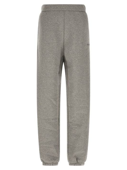 The Attico Gray Cotton Joggers (Workout Pants)