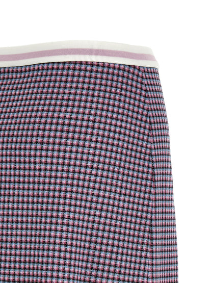 Marni Purple Viscose Long Skirt