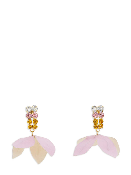Earrings by Marni for women in nylon satin multicolor showcases a captivating silhouette, featuring an captivating from the Women's Brass Earrings collection for a captivating finish.