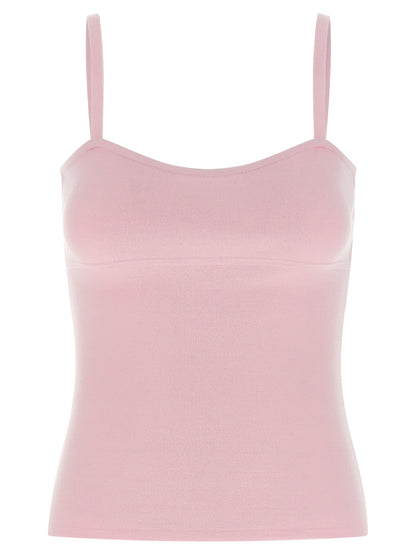 Max Mara Multicolor Virgin Wool Sleeveles T-Shirt