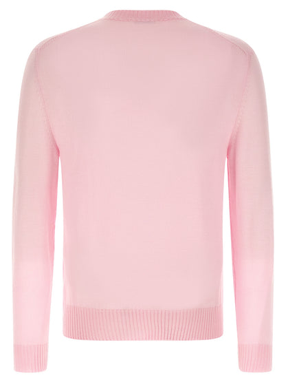 Jil Sander Multicolor Virgin Wool Cardigan