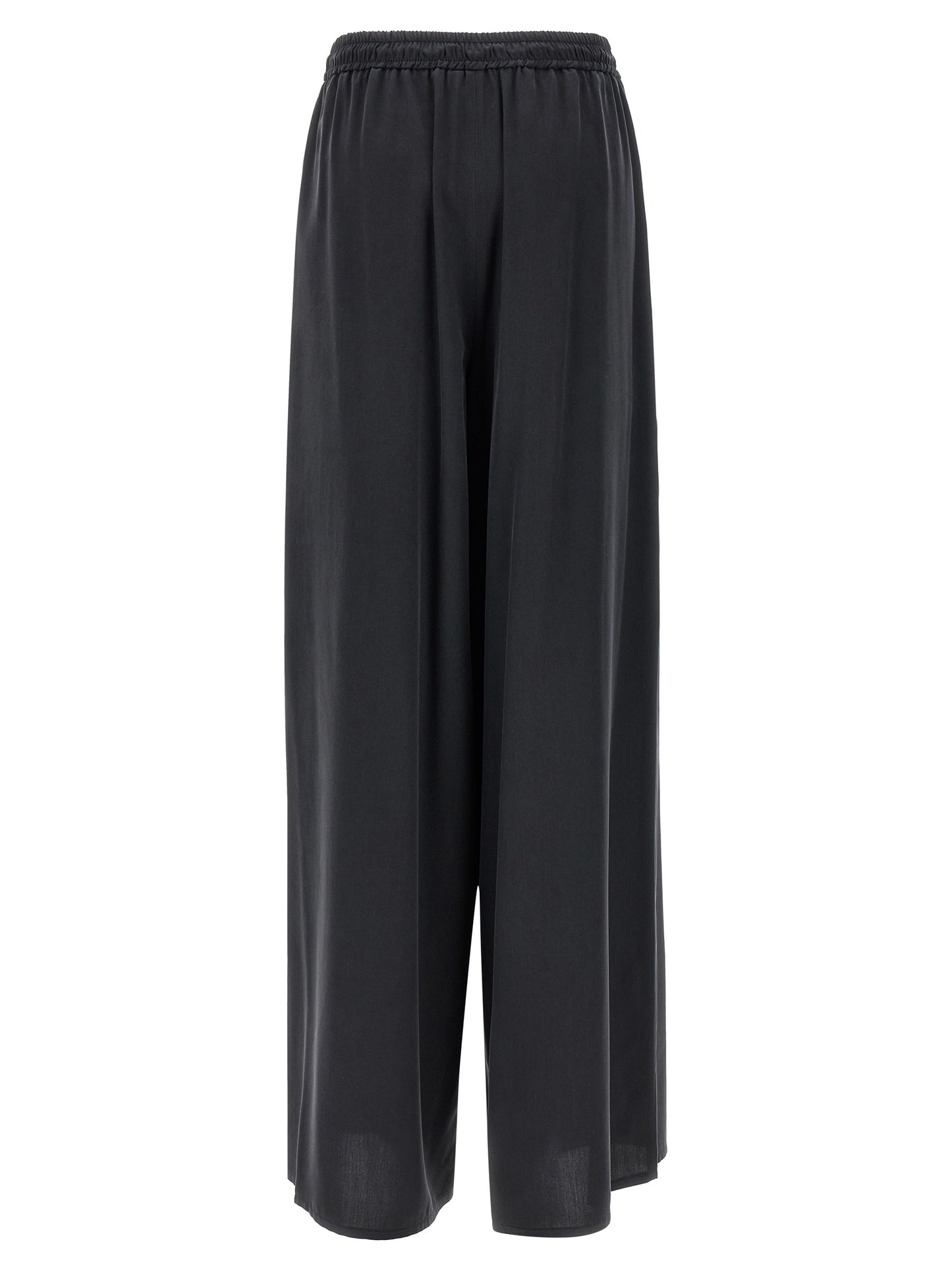 Max Mara Blue Silk Casual Pants