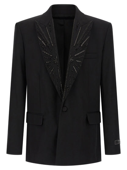 Balmain Black Virgin Wool Blazer