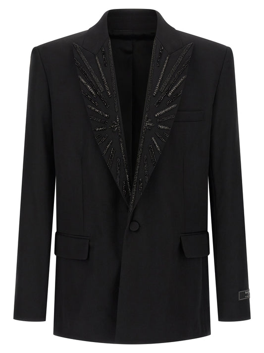 Balmain Black Virgin Wool Blazer
