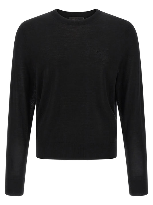 Dsquared² Black Wool Cardigan
