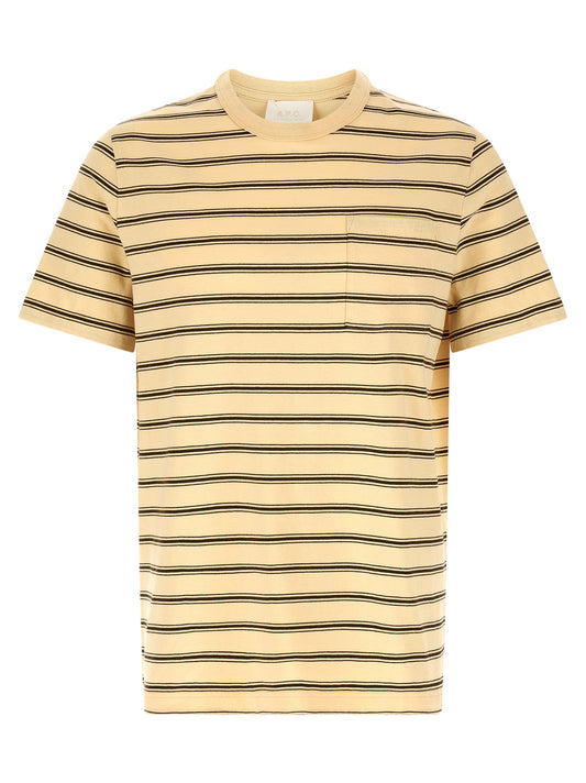 A.P.C. Beige Cotton T-Shirt