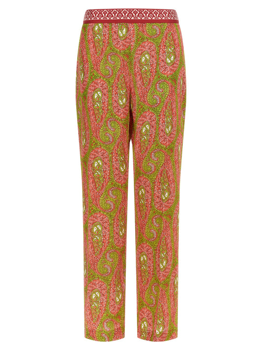 Etro Multicolor Polyester Pants