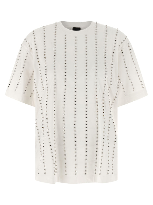 PINKO White Cotton T-Shirt