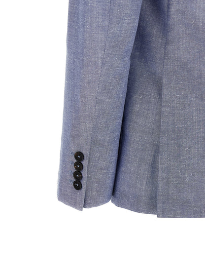 Pal Zileri Blue Wool Blazer