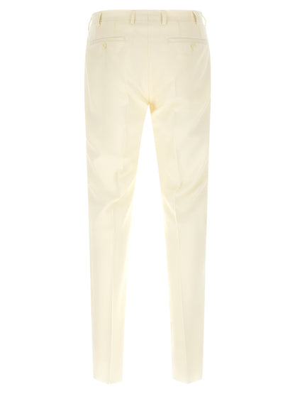 Pal Zileri White Wool Two-Piece Suit