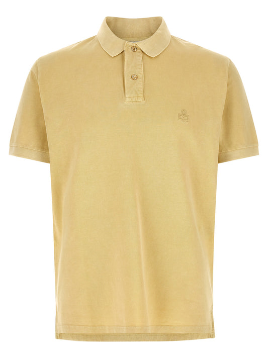 Isabel Marant Bicolor Cotton Polo Shirt