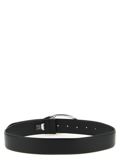 Diesel Black Leather Regular Belt