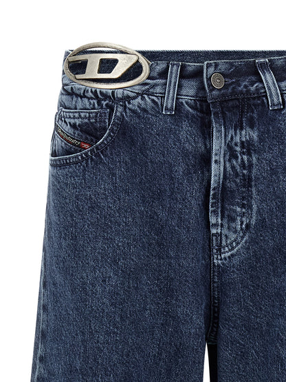 Diesel Blue Cotton Jeans Denim