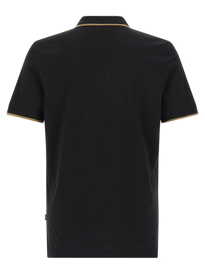 Hugo Boss Black Cotton Polo Shirt
