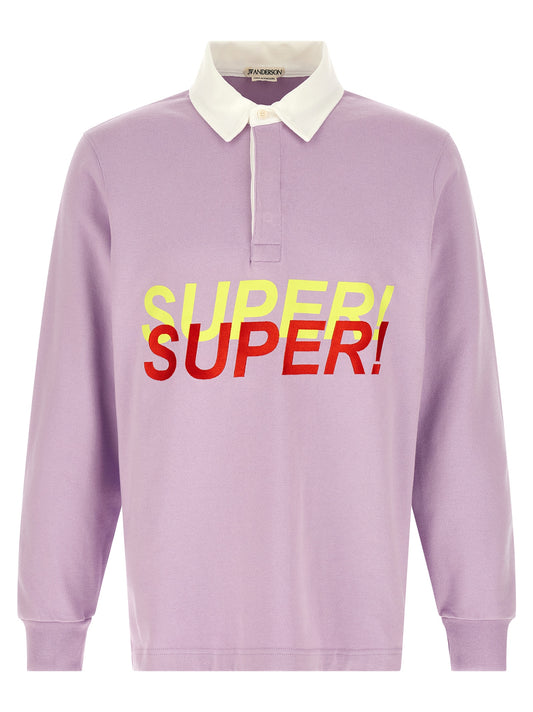 J.W.Anderson Purple Cotton Polo Shirt