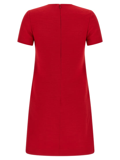 Valentino Garavani Multicolor Virgin Wool Short Dress