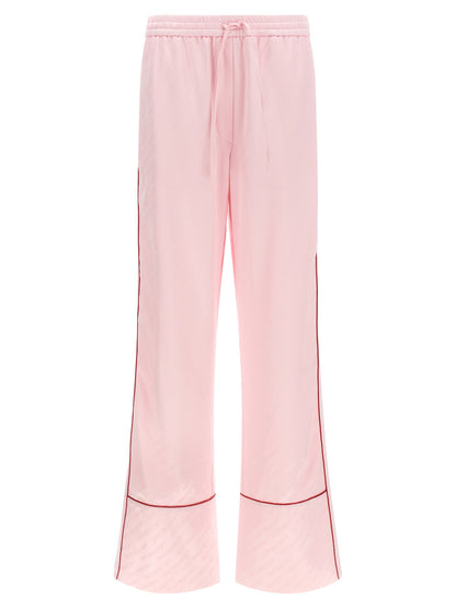 Off-White Multicolor Viscose Casual Pants