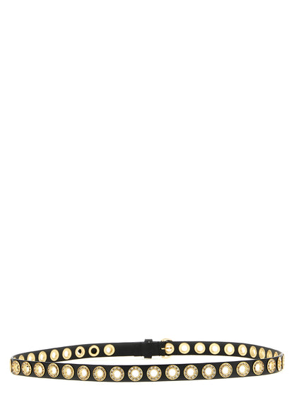 PINKO Black Polyethylene Regular Belt