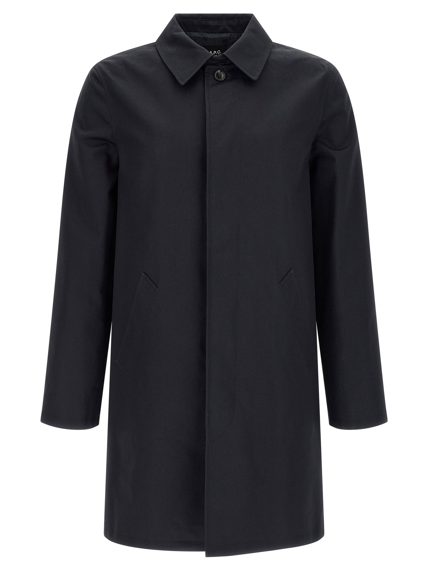 A.P.C. Blue Cotton Coat