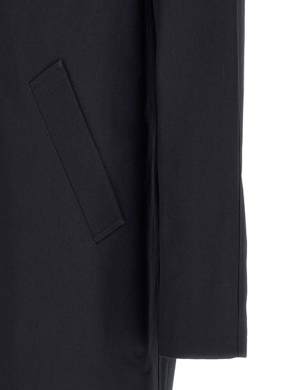 A.P.C. Blue Cotton Coat