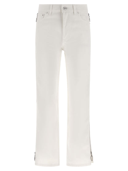 Paco Rabanne White Cotton Jeans Denim