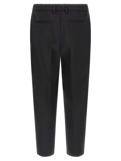 Jil Sander Black Polyester Dress Pants