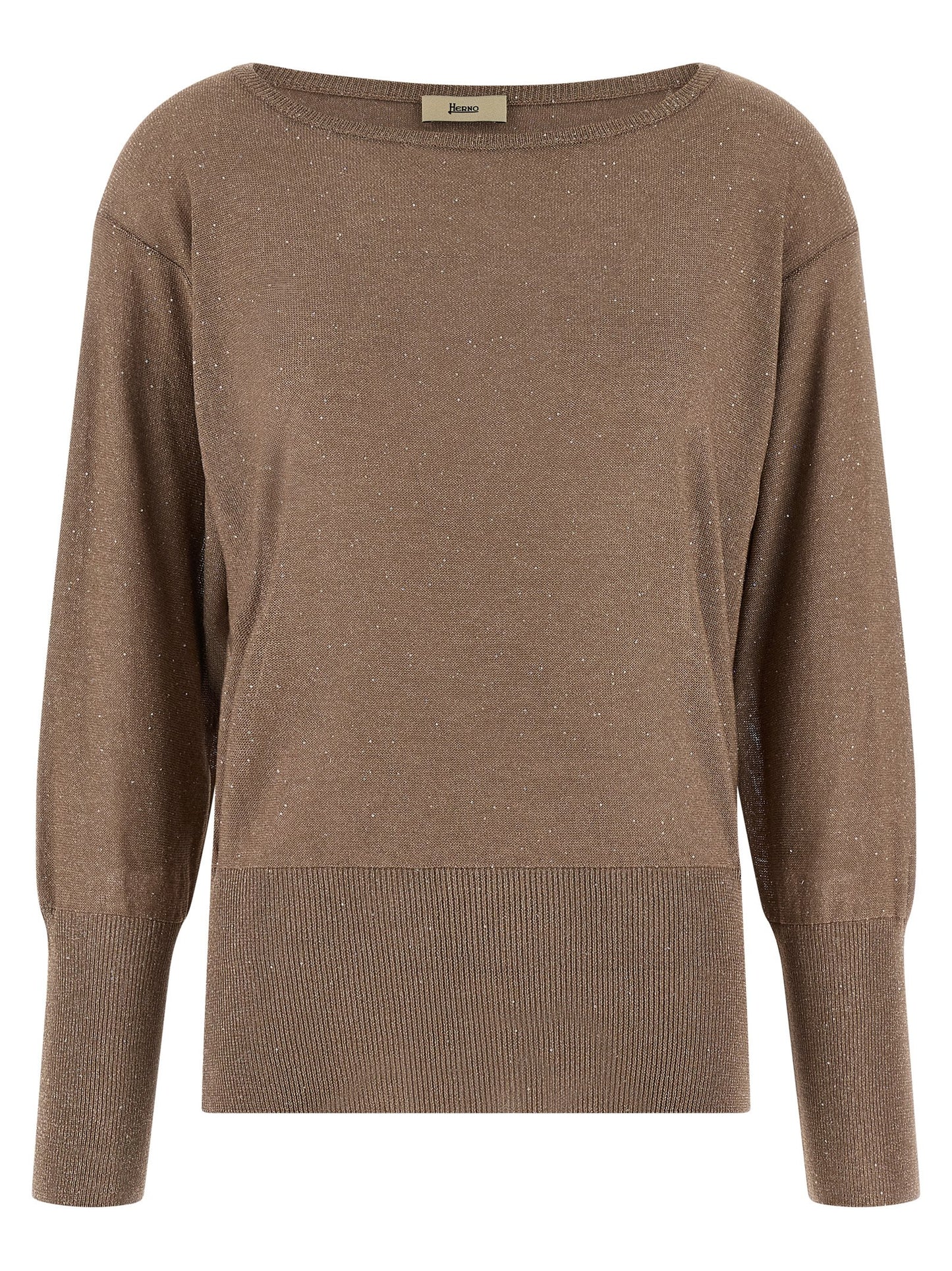 Herno Brown Viscose Cardigan