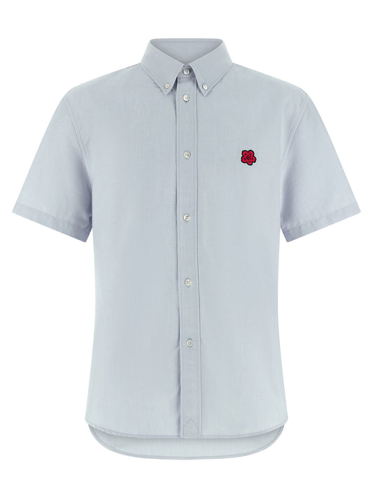 Kenzo Blue Cotton Blouse