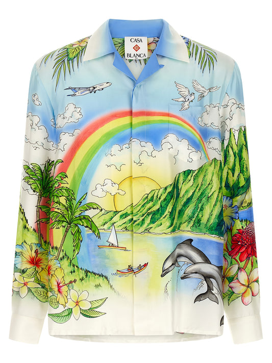 Casablanca Multicolor Silk Blouse