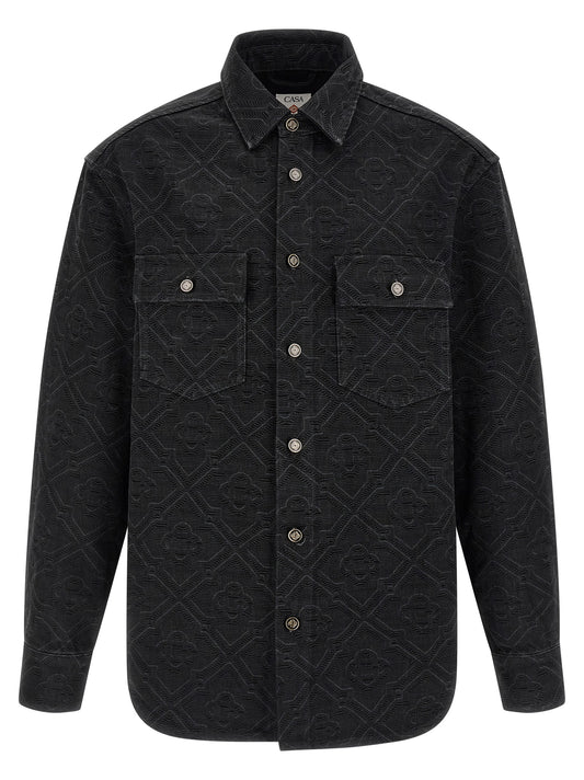 Casablanca Black Cotton Shirt