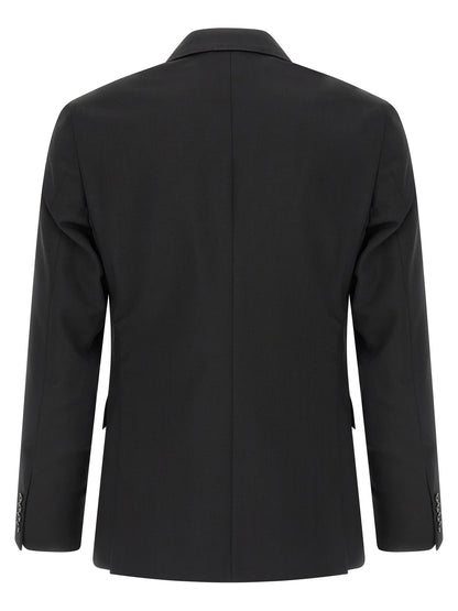 Pal Zileri Black Wool Two-Piece Suit