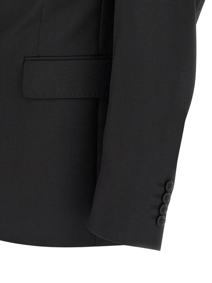 Pal Zileri Black Wool Two-Piece Suit