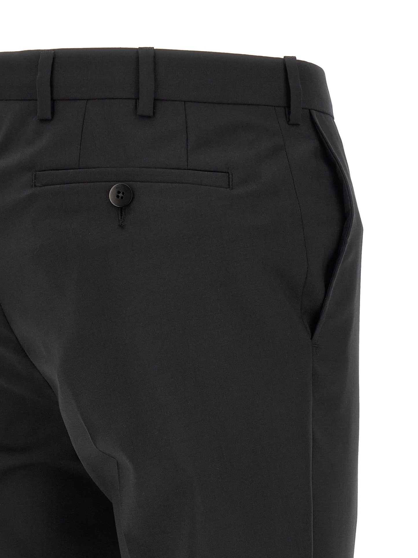 Pal Zileri Black Wool Two-Piece Suit
