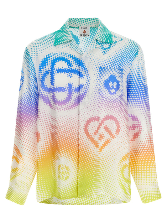 Casablanca Multicolor Silk Blouse